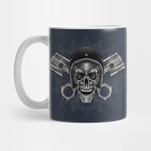 Skull Rider with Helmet Mug